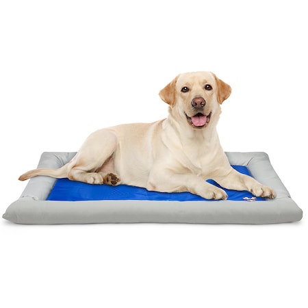 Arf Pets Dog Self Cooling Bed Pet Bed - Foam Based Bolster Bed for Extra Comfort, 26 x 40 APCLBL